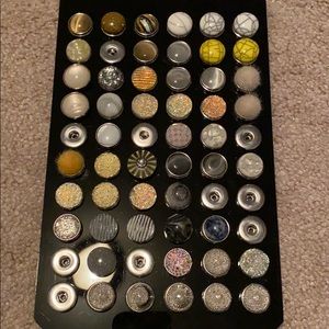 Gray, white, silver snaps for bracelets-BRAND NEW!